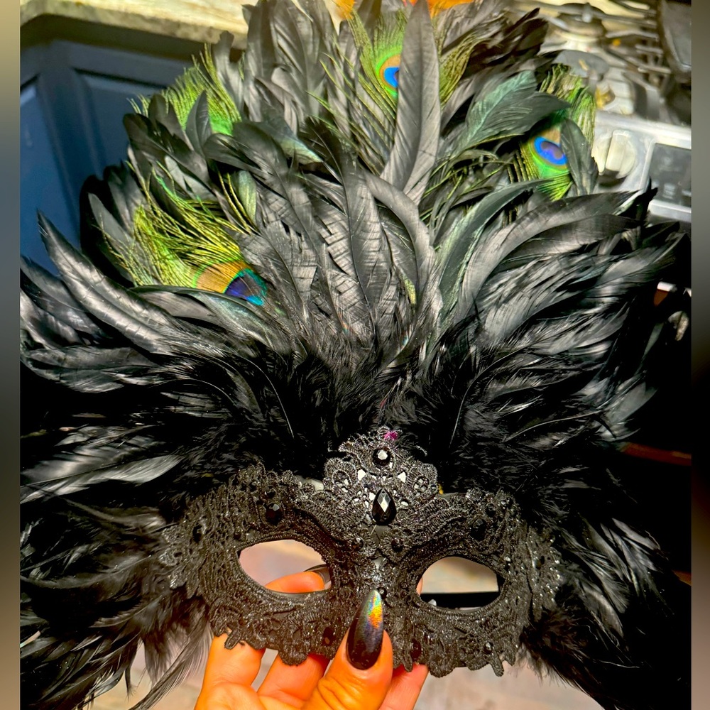 Peacock, feather, bright costume, rave cosplay